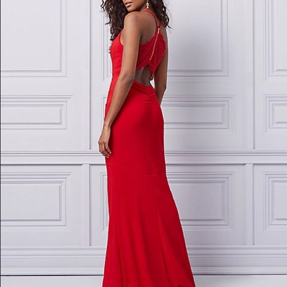 Red Formal Prom Dress - Picture 2 of 6